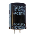 Capacitor Eletrolítico Terminal 2200UF 100V Snap-in